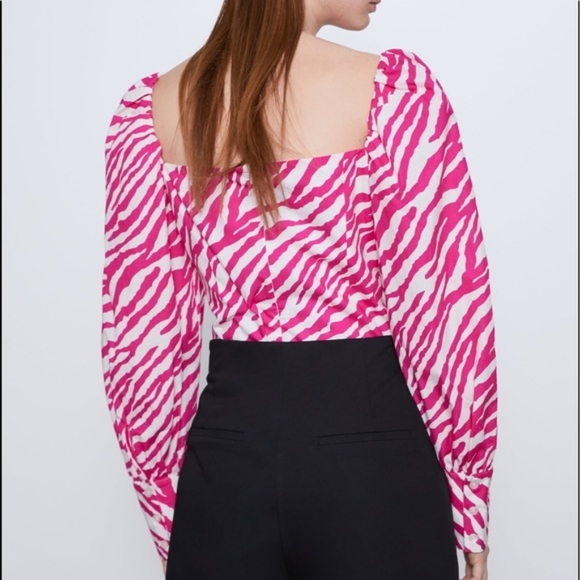 Zara ANIMAL PRINT BODYSUIT size M - Picture 3 of 15